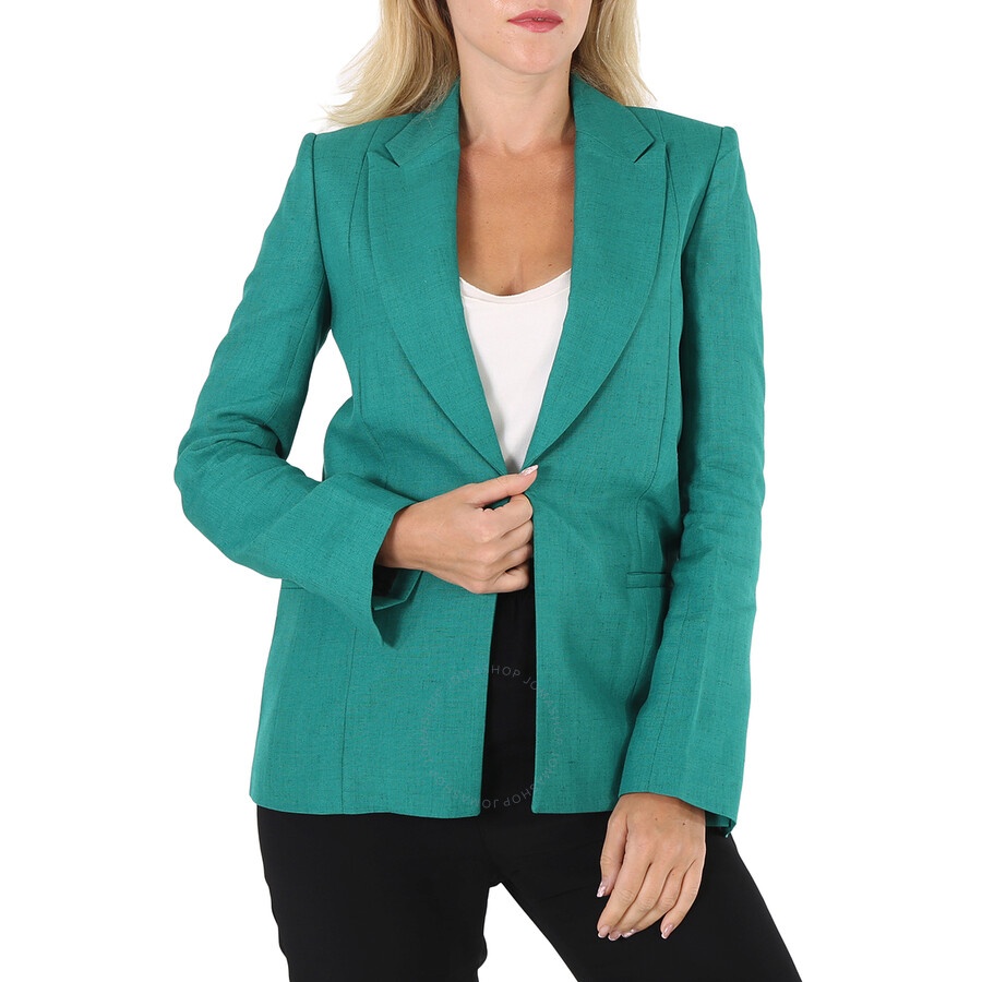 Victoria Beckham Ladies Green Slim Jacket, Brand Size 6 (US Size 2) - 1