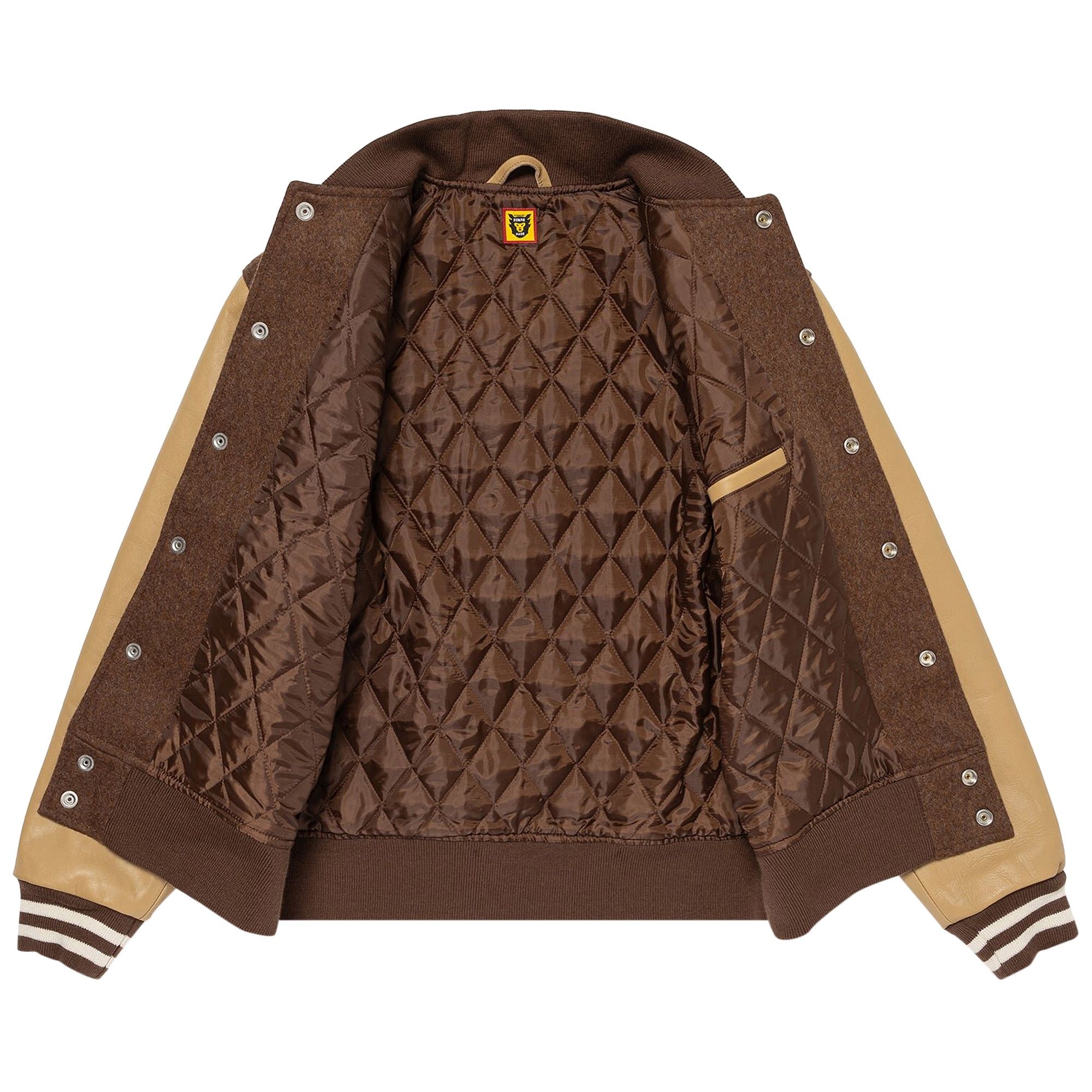 Human Made Varsity Jacket 'Brown' - 3