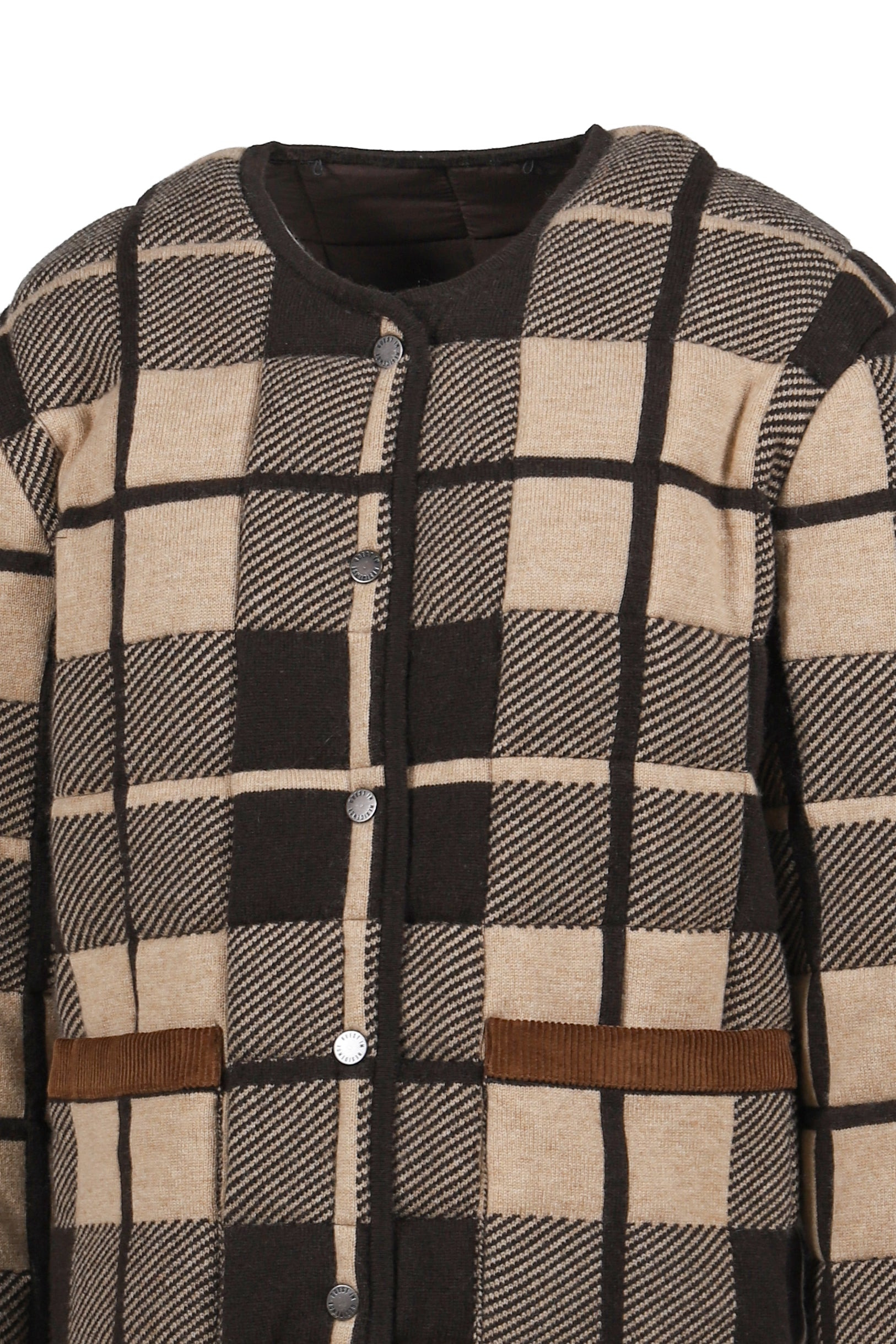 Quilted Plaid Liner Jacket - 7