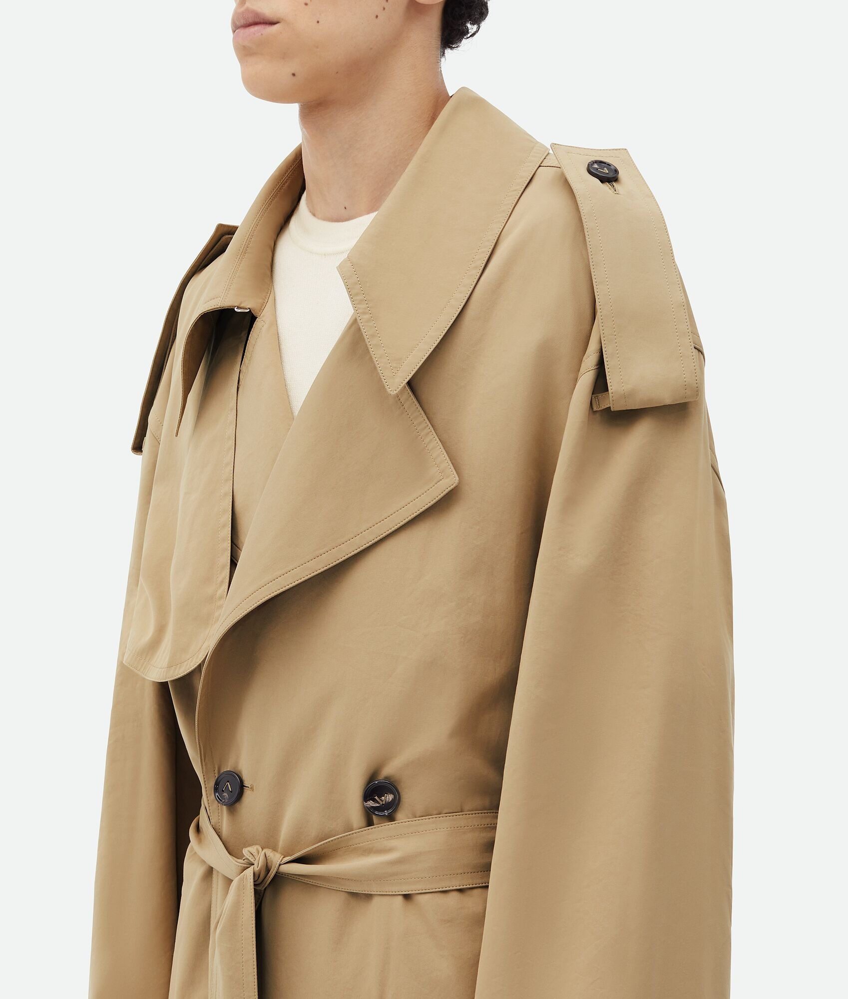 Cotton Trench Coat - 5