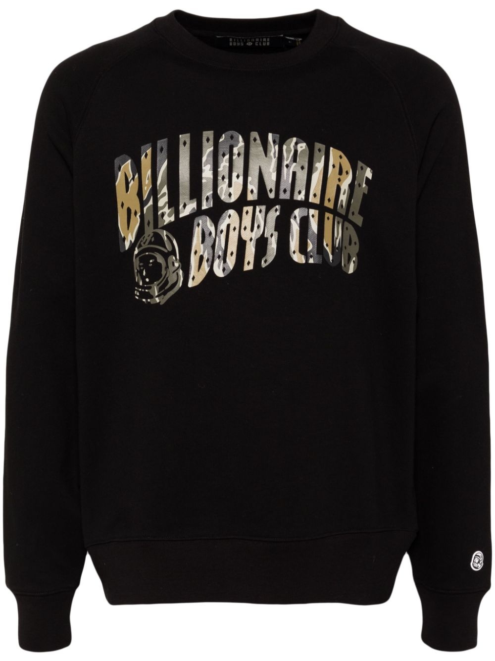camouflage arch logo crewneck sweatshirt - 1