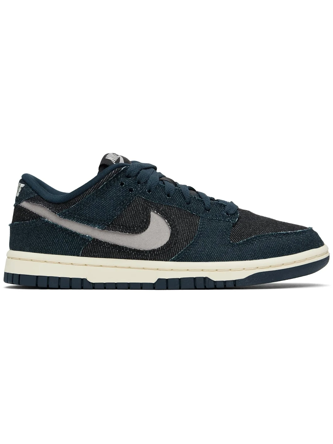 Navy & Black Dunk Low Sneakers - 1