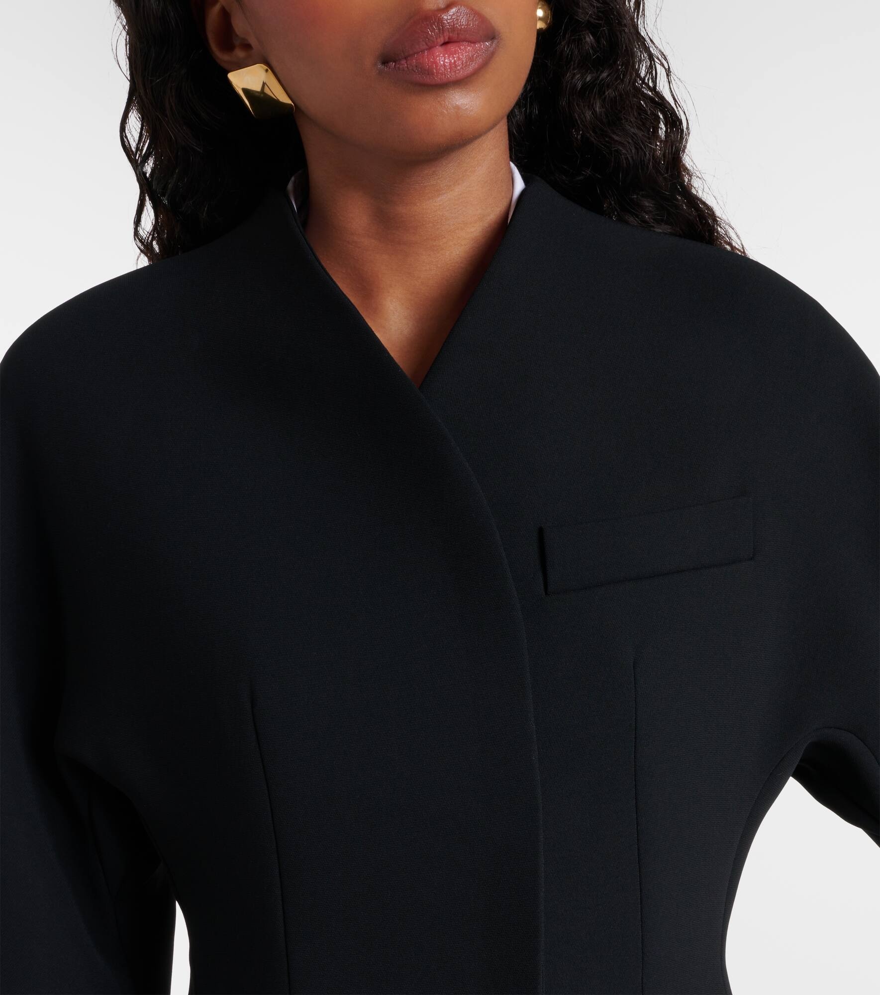 Le Manteau Ovalo single-breasted coat - 4
