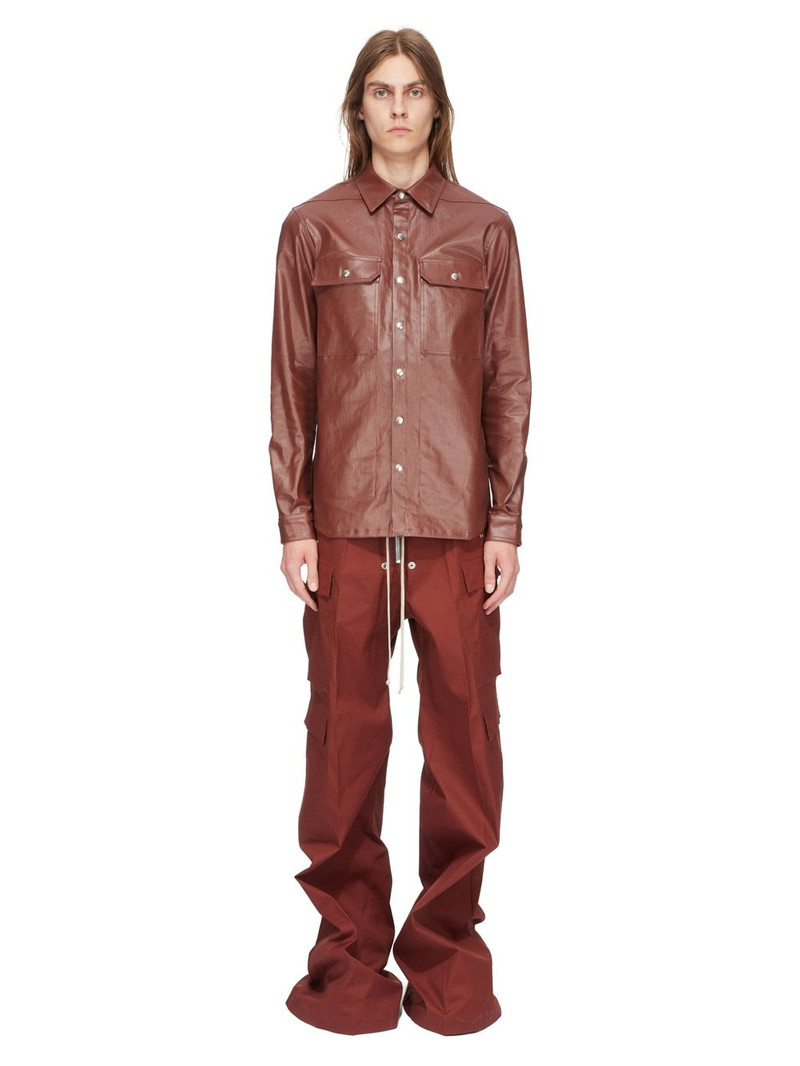Wide-Leg Cotton-Blend Drawstring Cargo Trousers 7