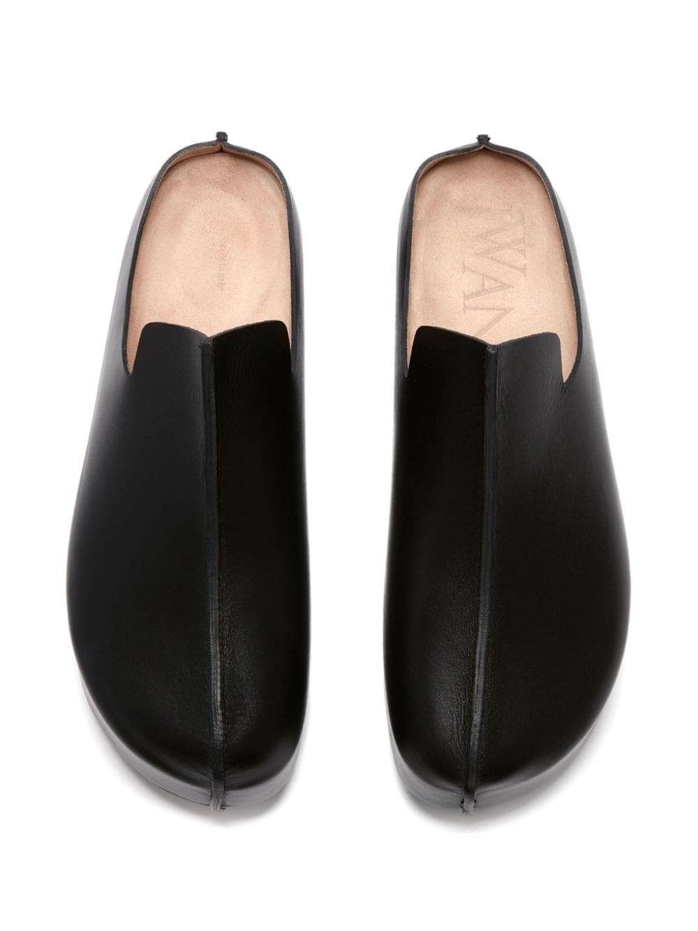 leather platform loafers - 4