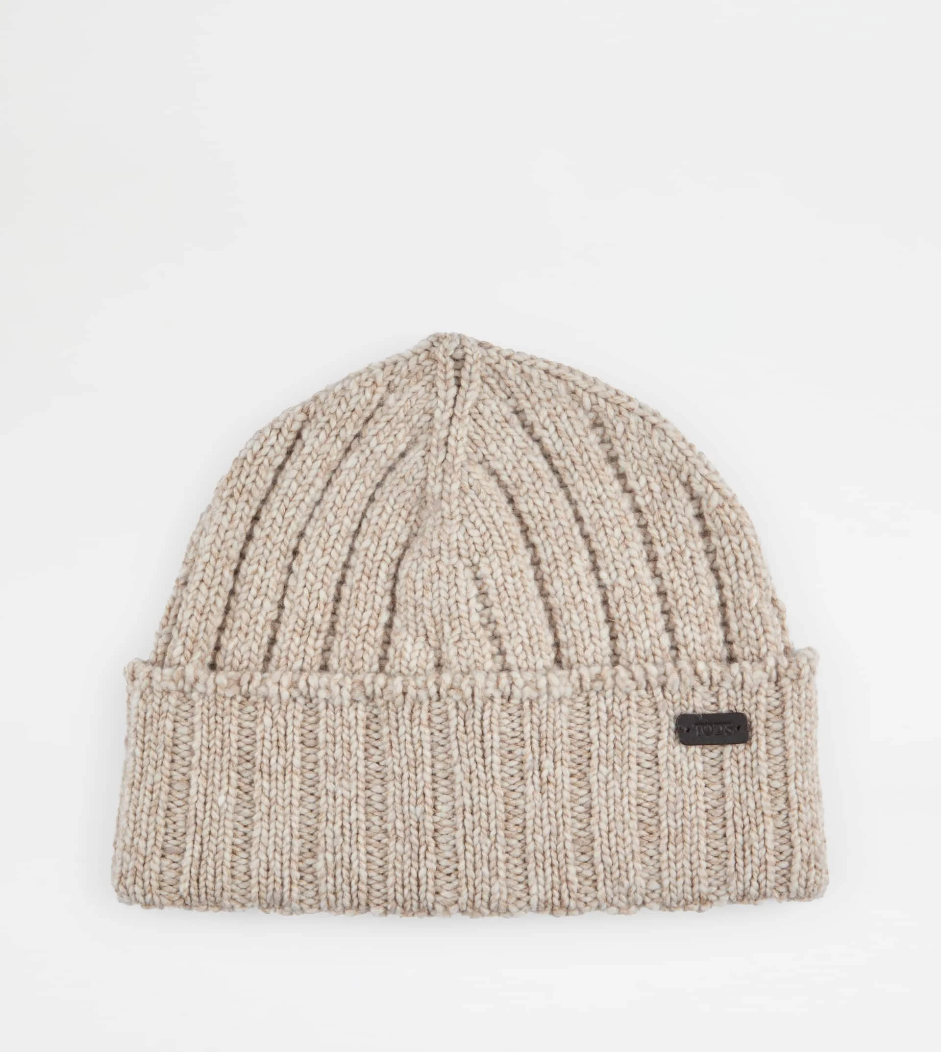 CASHMERE BLEND BEANIE - WHITE - 1