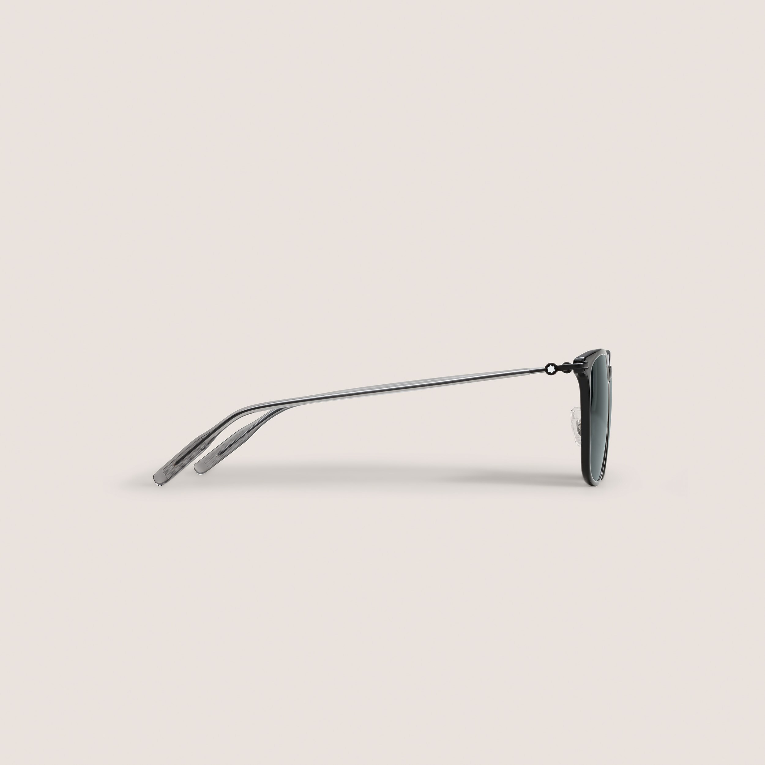 Rectangular Sunglasses with Black Injection Frame - 2