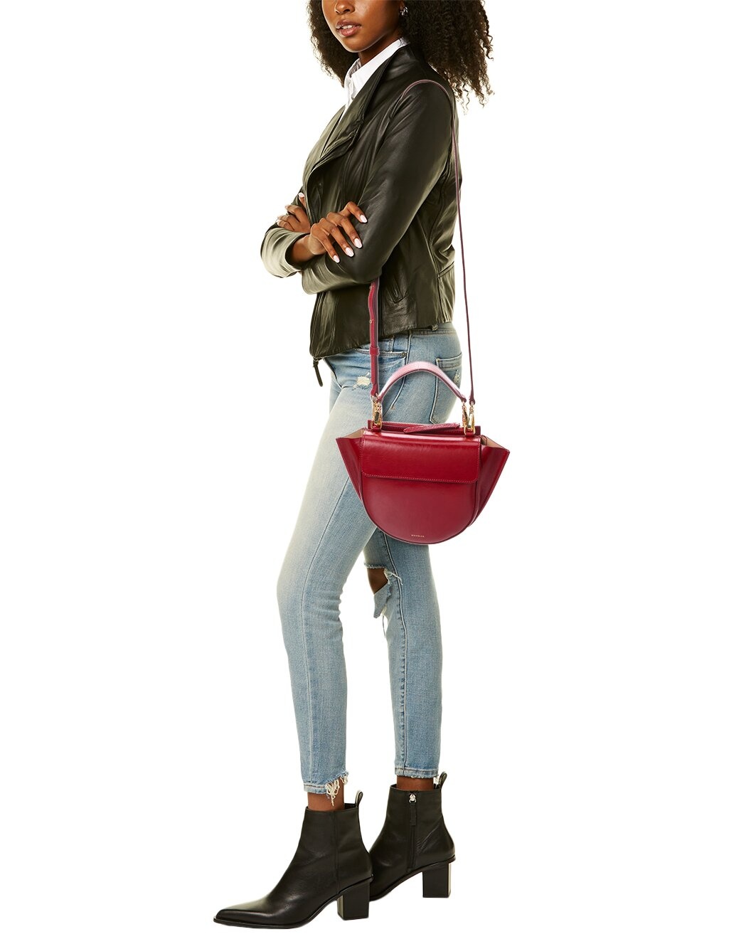 Wandler Leather Top Handle Bag - 4
