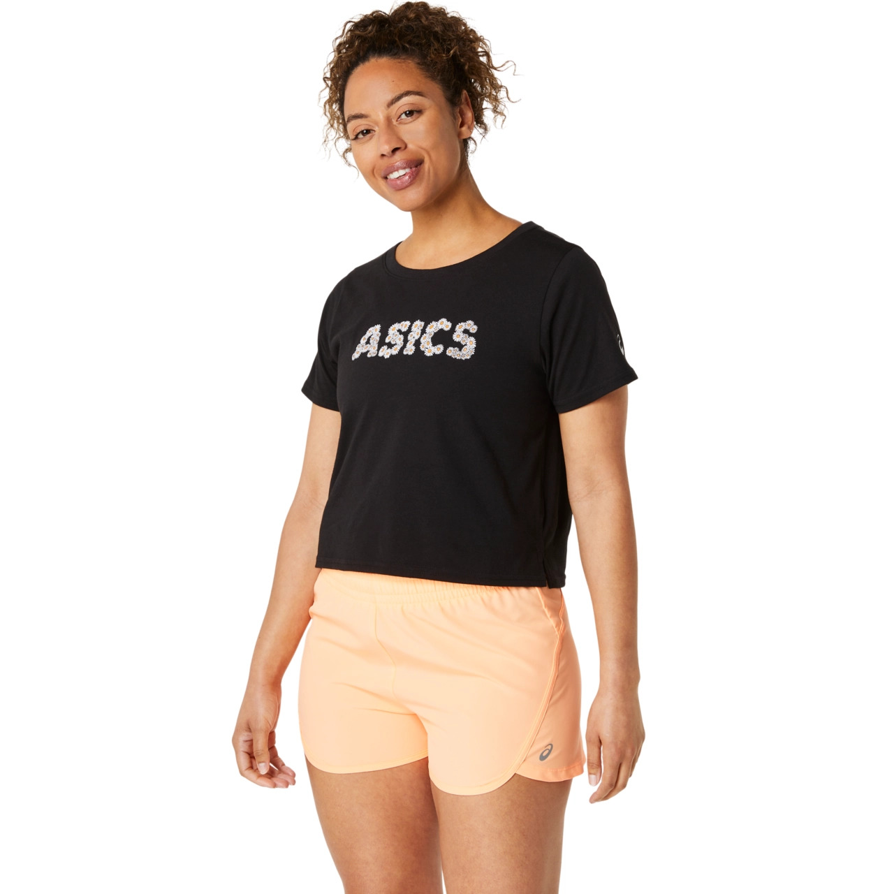 WOMEN'S ASICS DAISY CROP SHORT SLEEVE TOP - 3