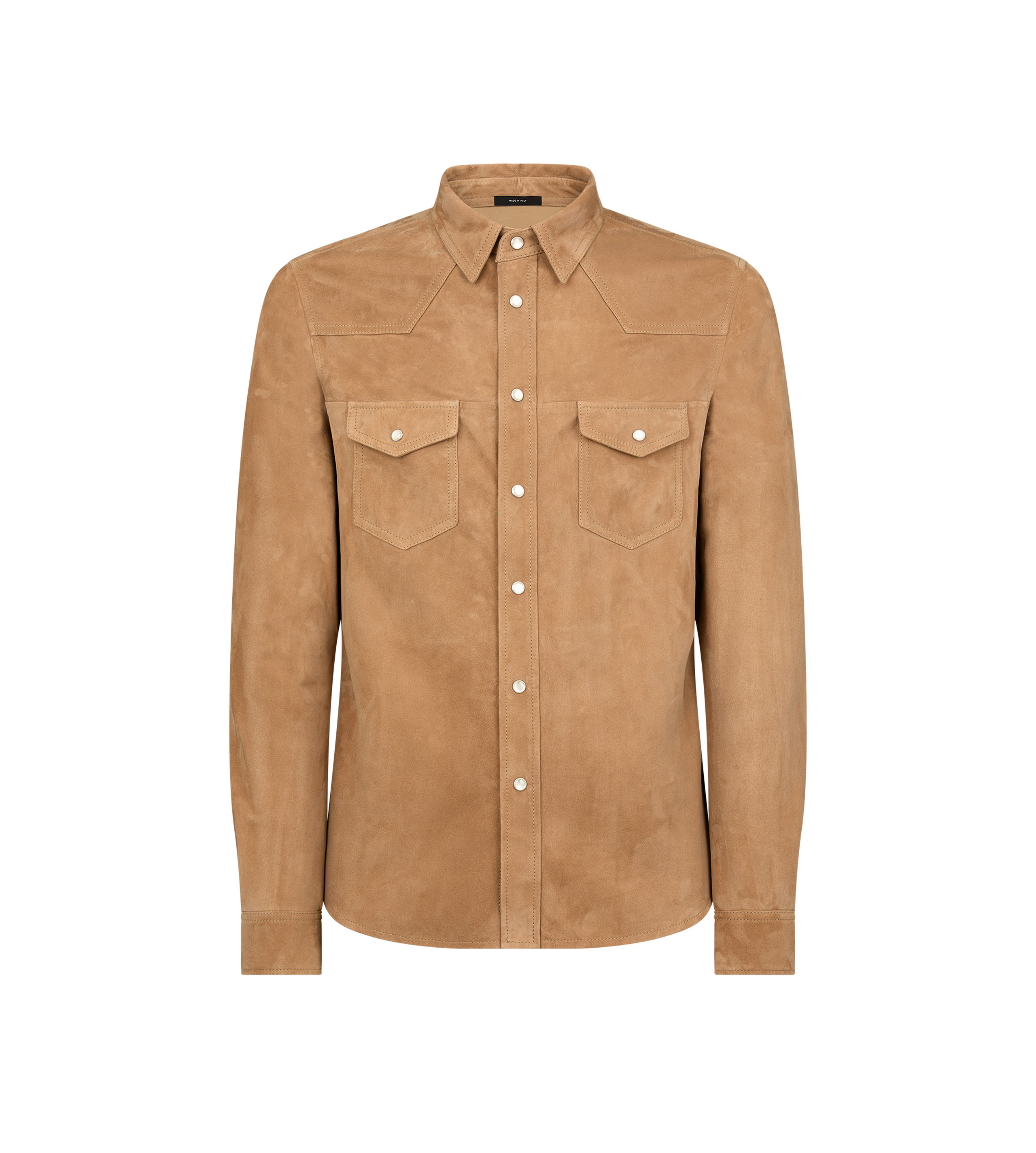 LIGHT SUEDE WESTERN SHIRT - 1
