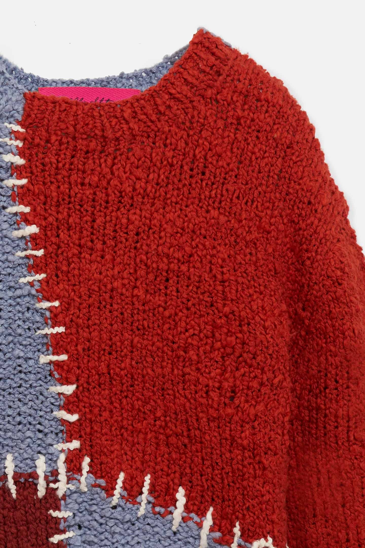 PATCHWORK BOUCLE CREW - 5