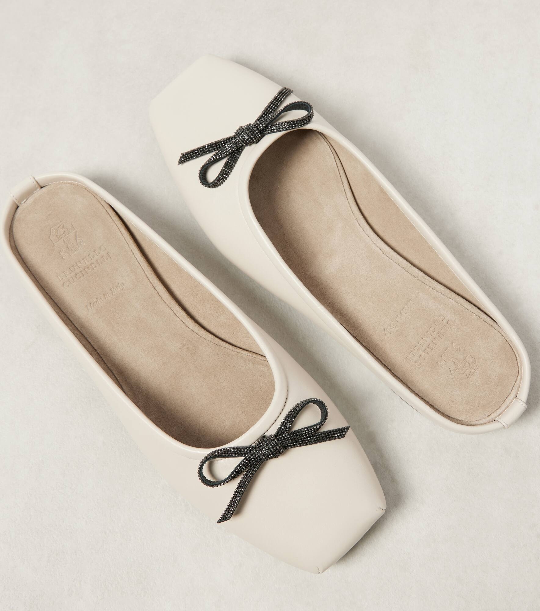 Leather ballet flats - 6