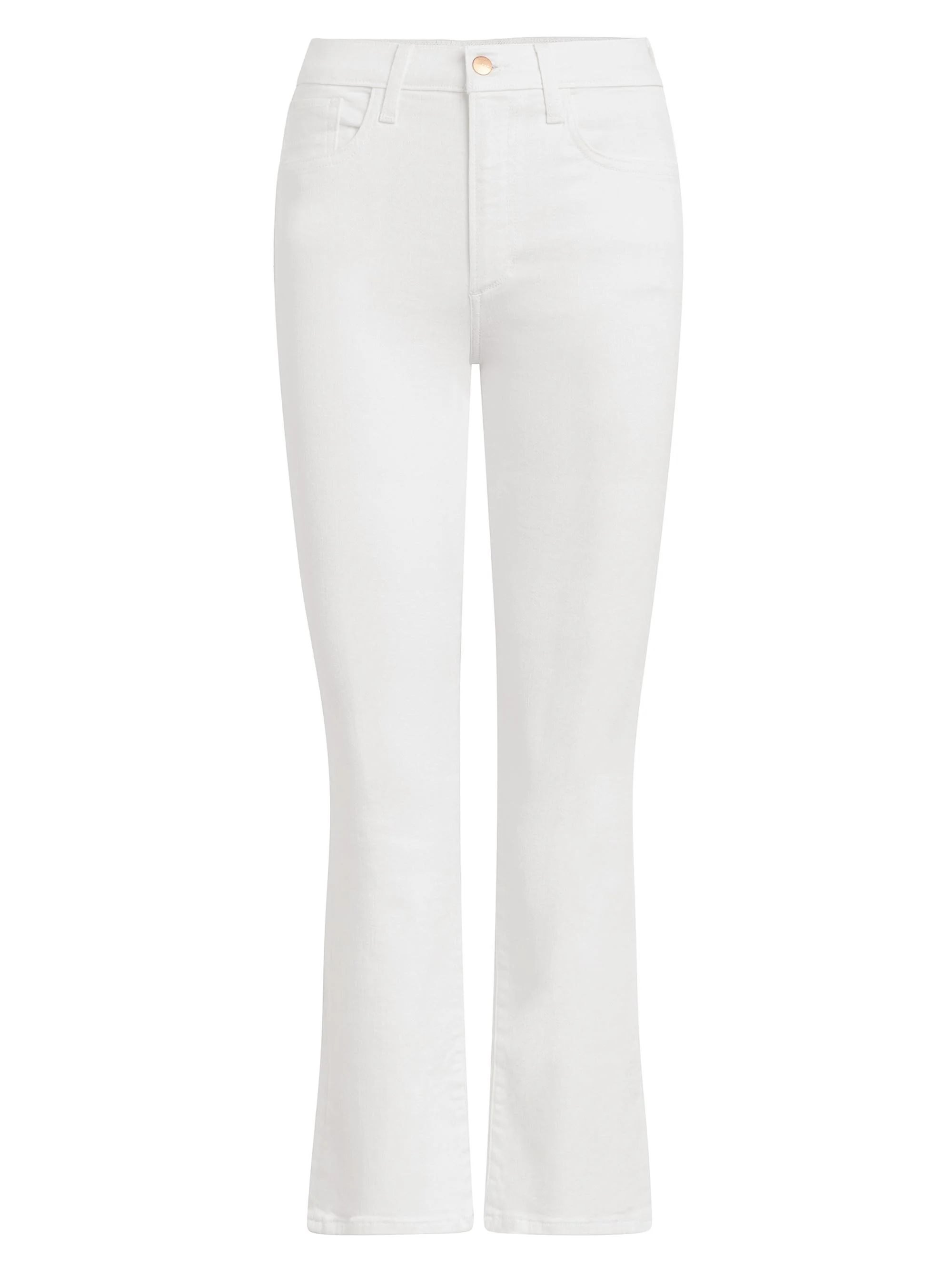 Women's The Callie Cropped Boot-Cut Jeans - White - 1