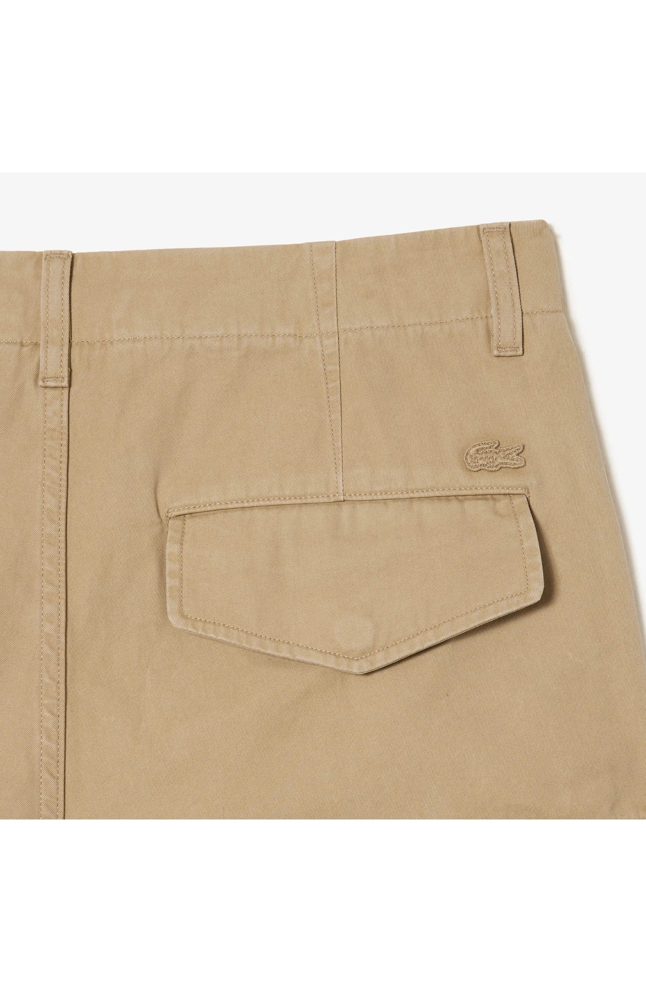 Straight Fit Twill Cargo Pants - 3