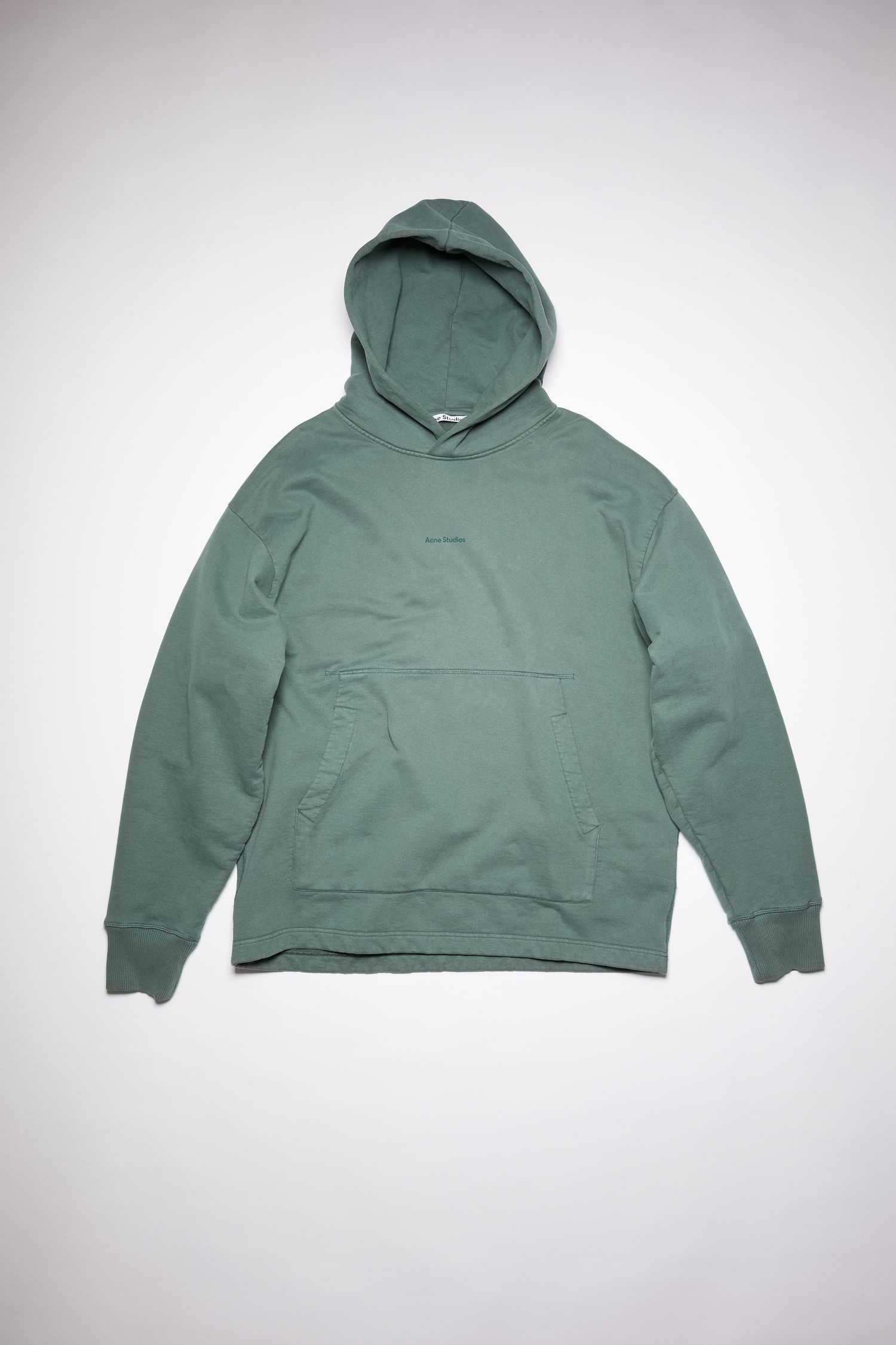 Hooded sweatshirt - Pine green - 1