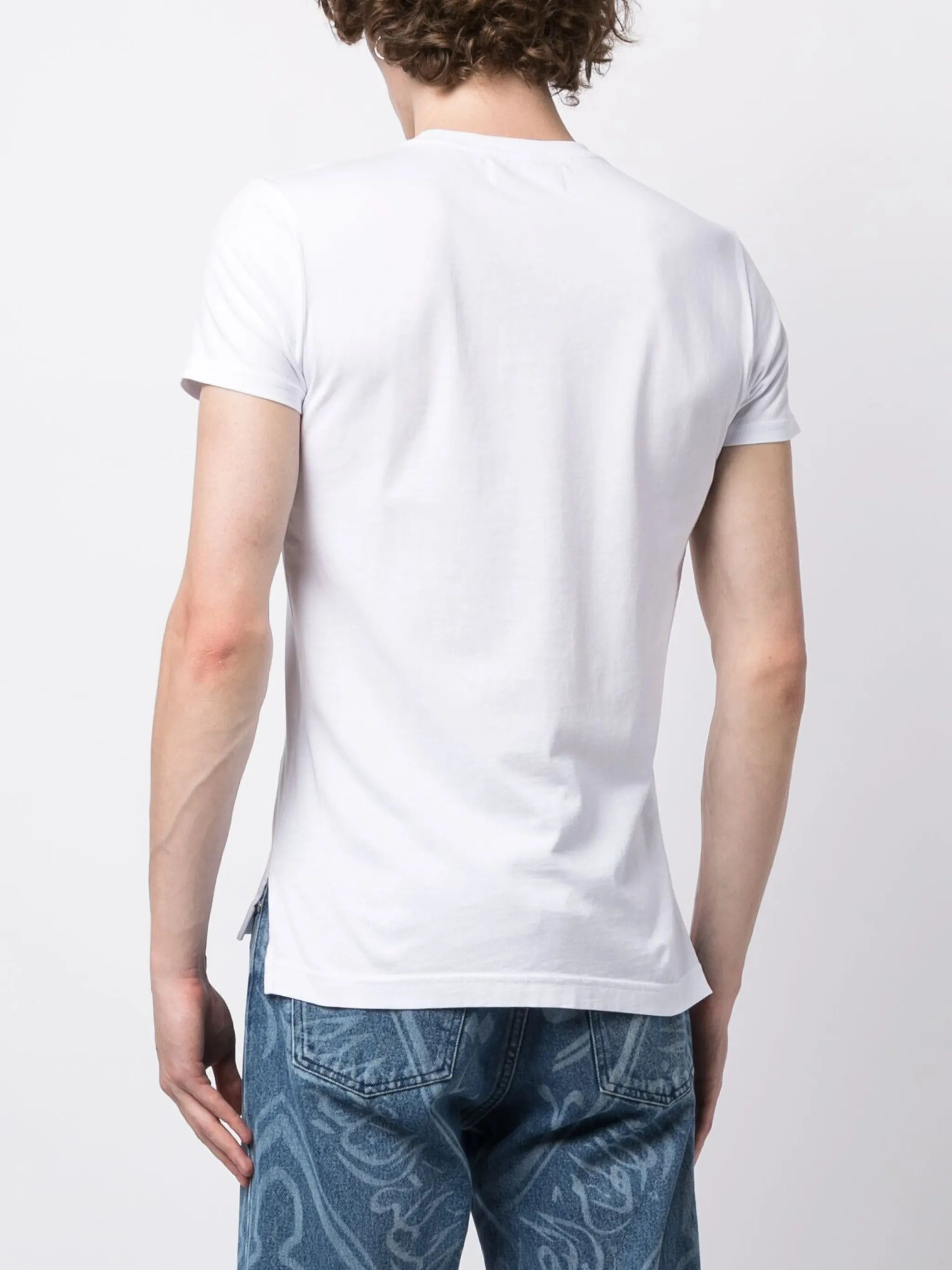 Vivienne Westwood Orb Logo-embroidery Cotton T-shirt - 3
