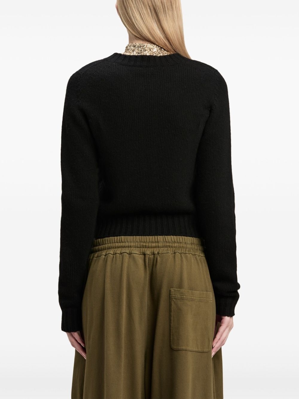 PA Monogram-intarsia cardigan - 5