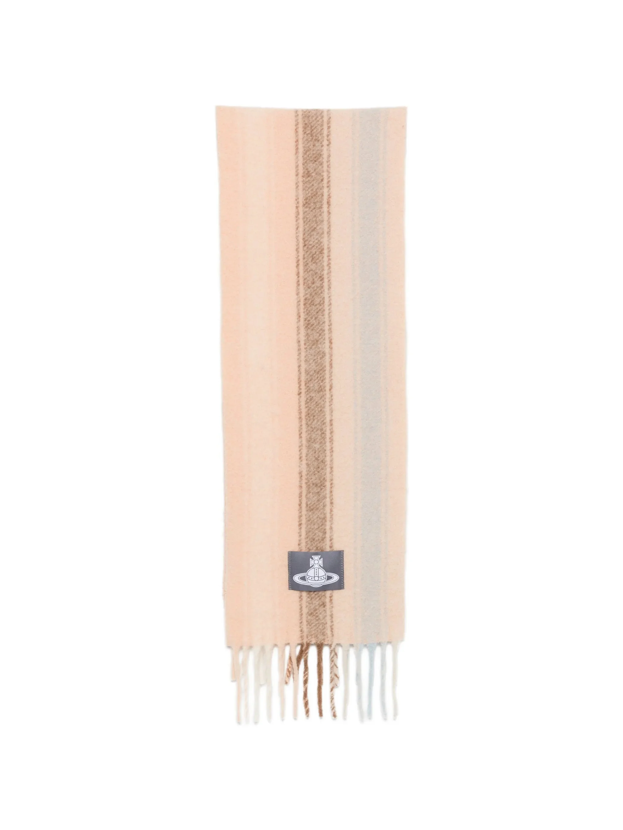 Vivienne Westwood Orb-patch Striped Scarf - 1
