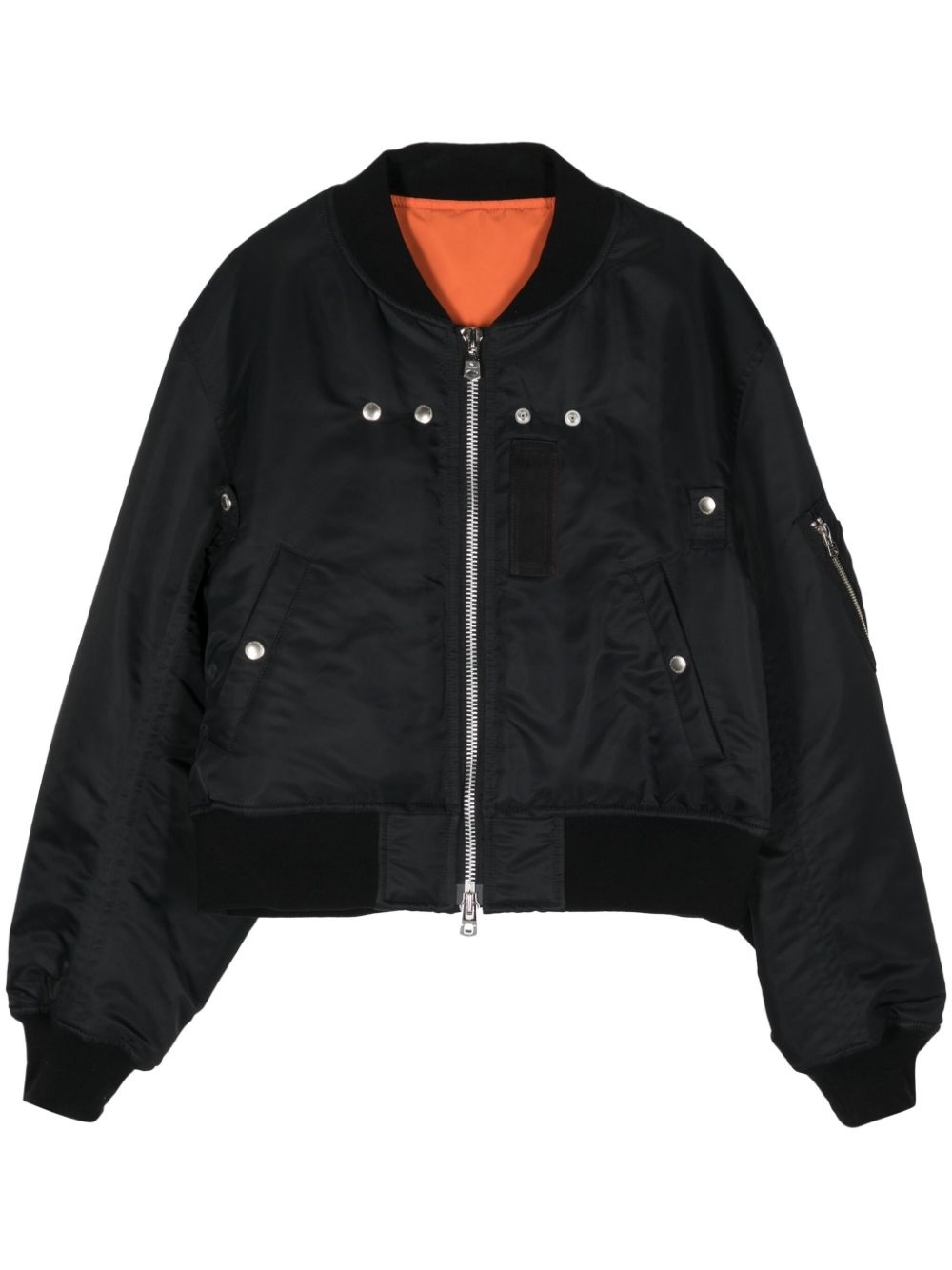 drop-shoulder bomber jacket - 1