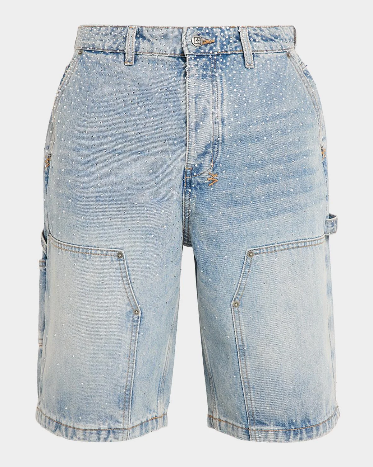 Men's Maxx Operator Embellished Denim Shorts - 1