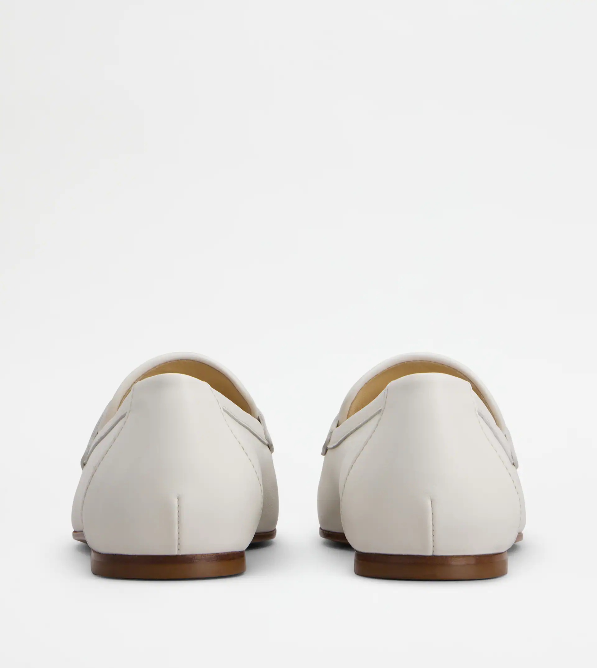 T TIMELESS LOAFERS IN LEATHER - WHITE - 3