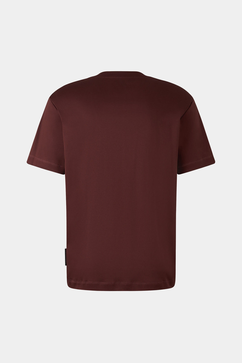 BOGNER T-shirt Lukas in Wine red outlook