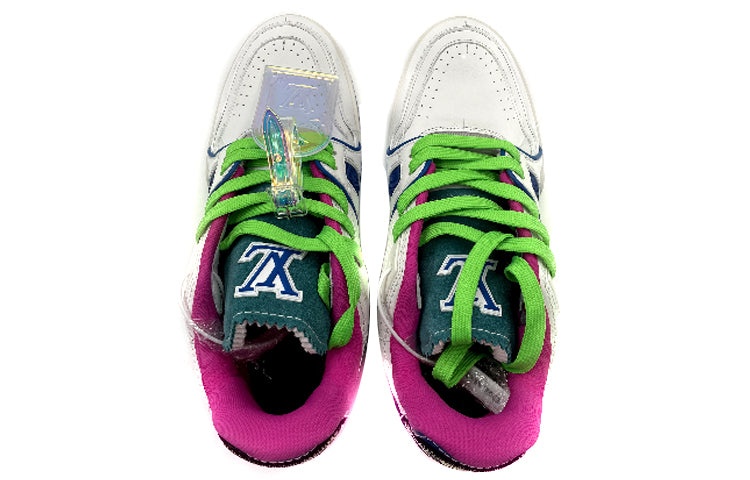 LOUIS VUITTON Trainer Upcycling Sneakers 'White Blue' 1A9D75 - 4