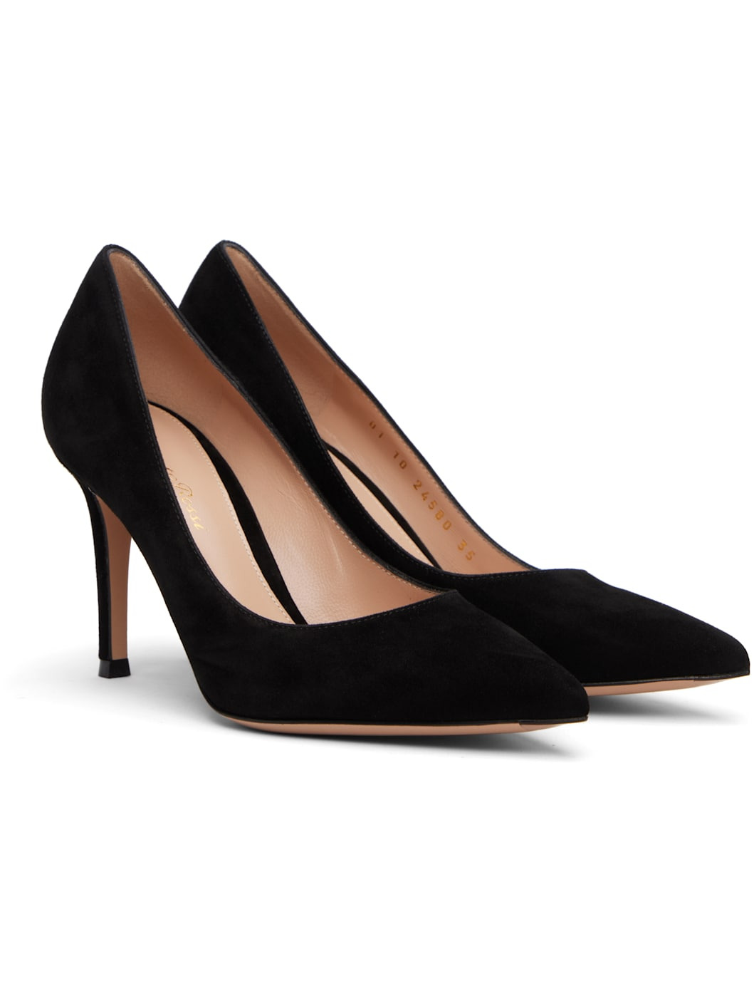 Black Gianvito 85 Heels - 4