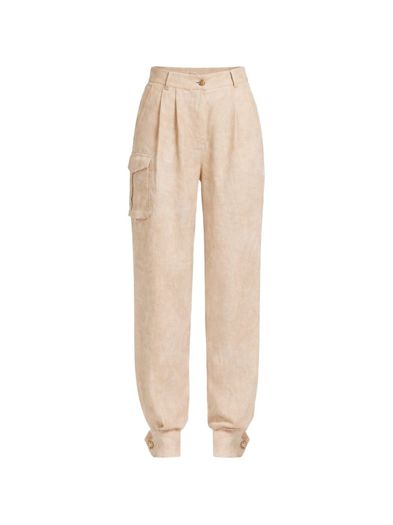 cargo linen trousers 1