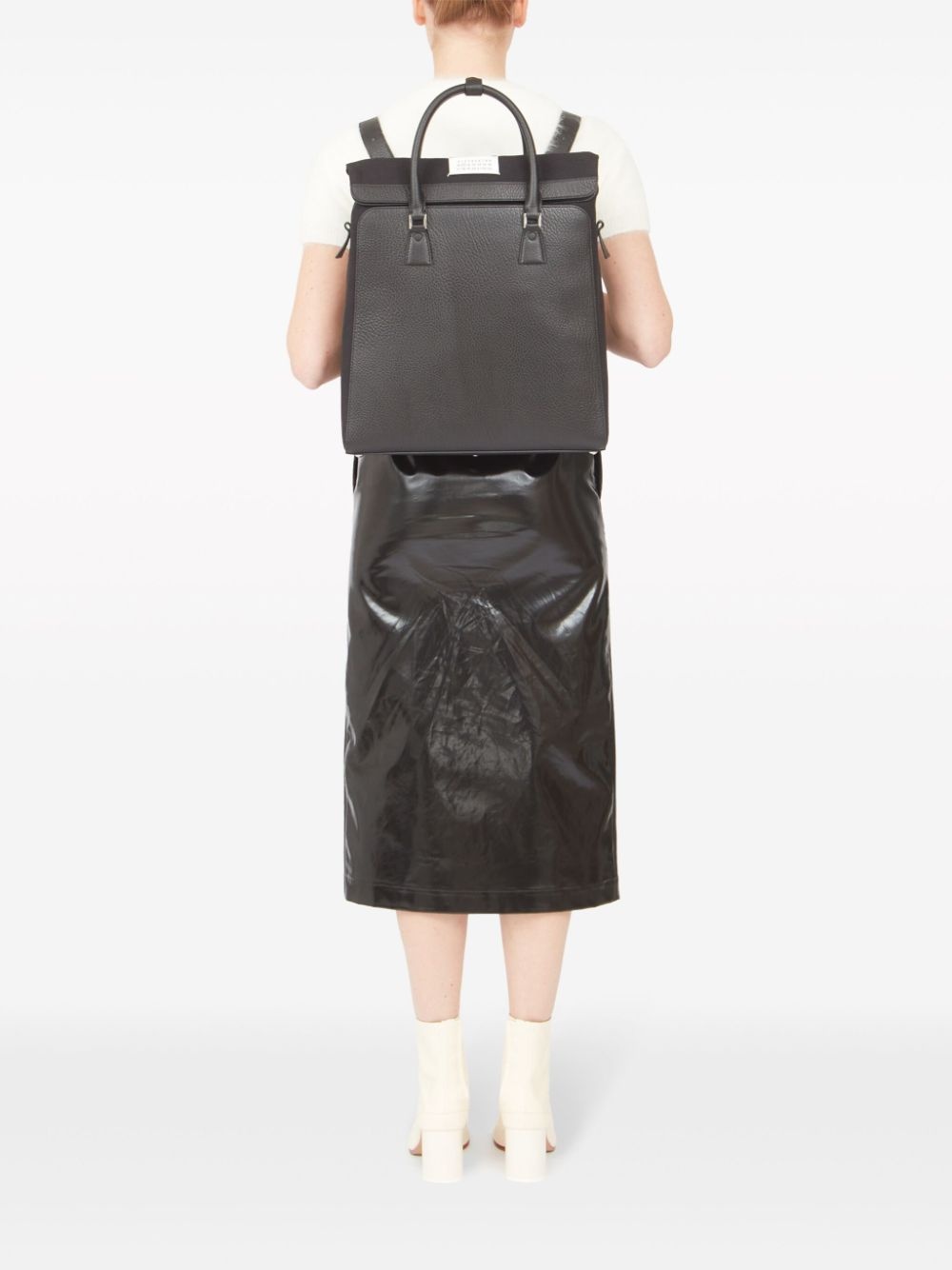 5AC leather backpack - 3
