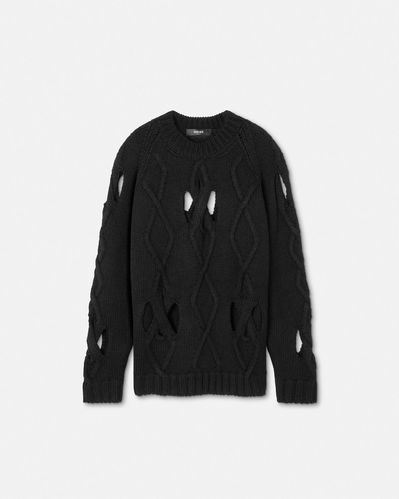 Wool Cutout Sweater - 1