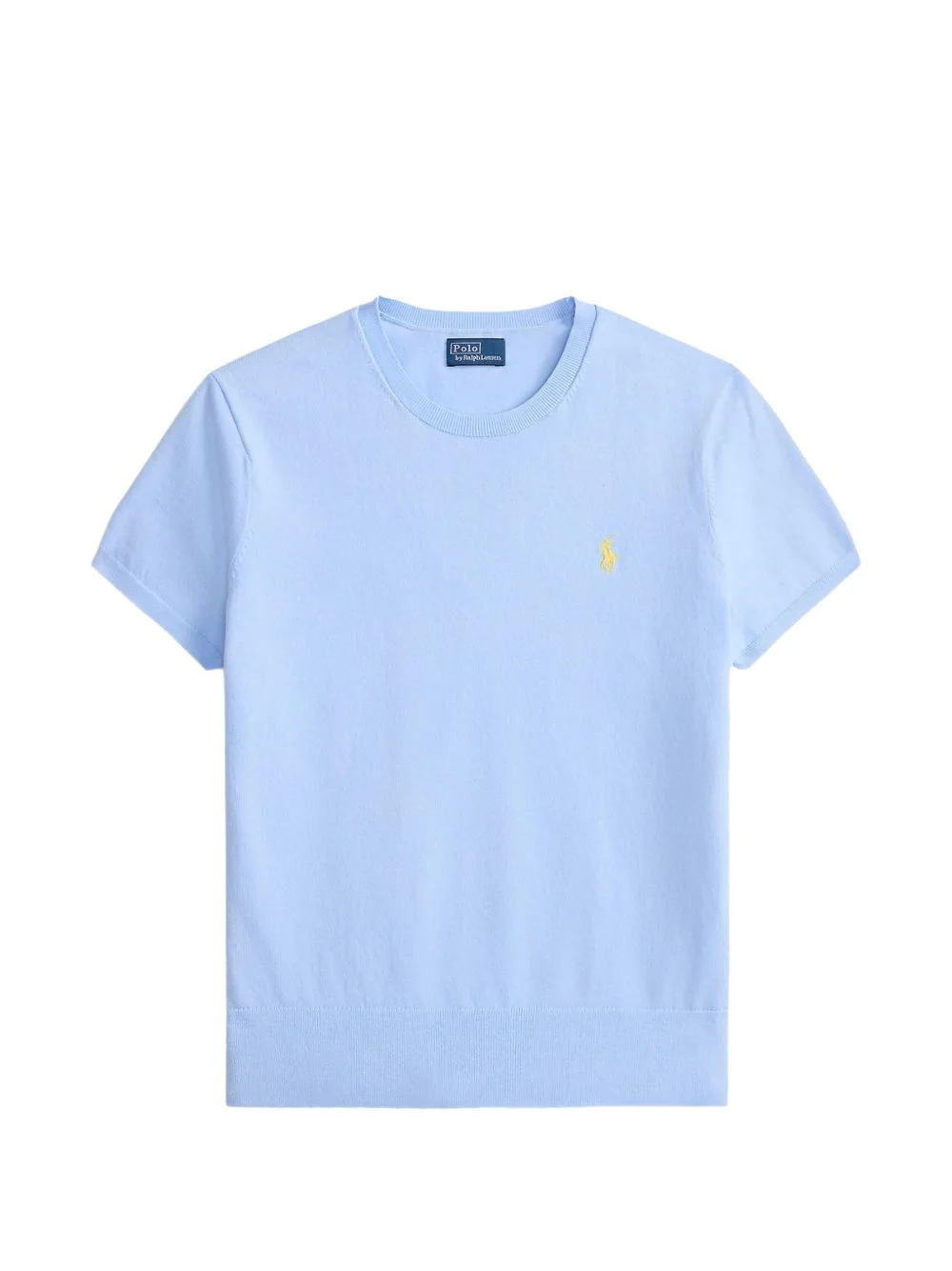 short-sleeve crew-neck sweater - 1