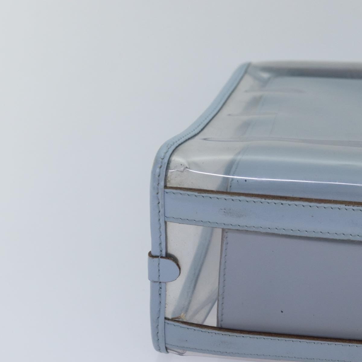 GUCCI Hand Bag Vinyl Light Blue - 15