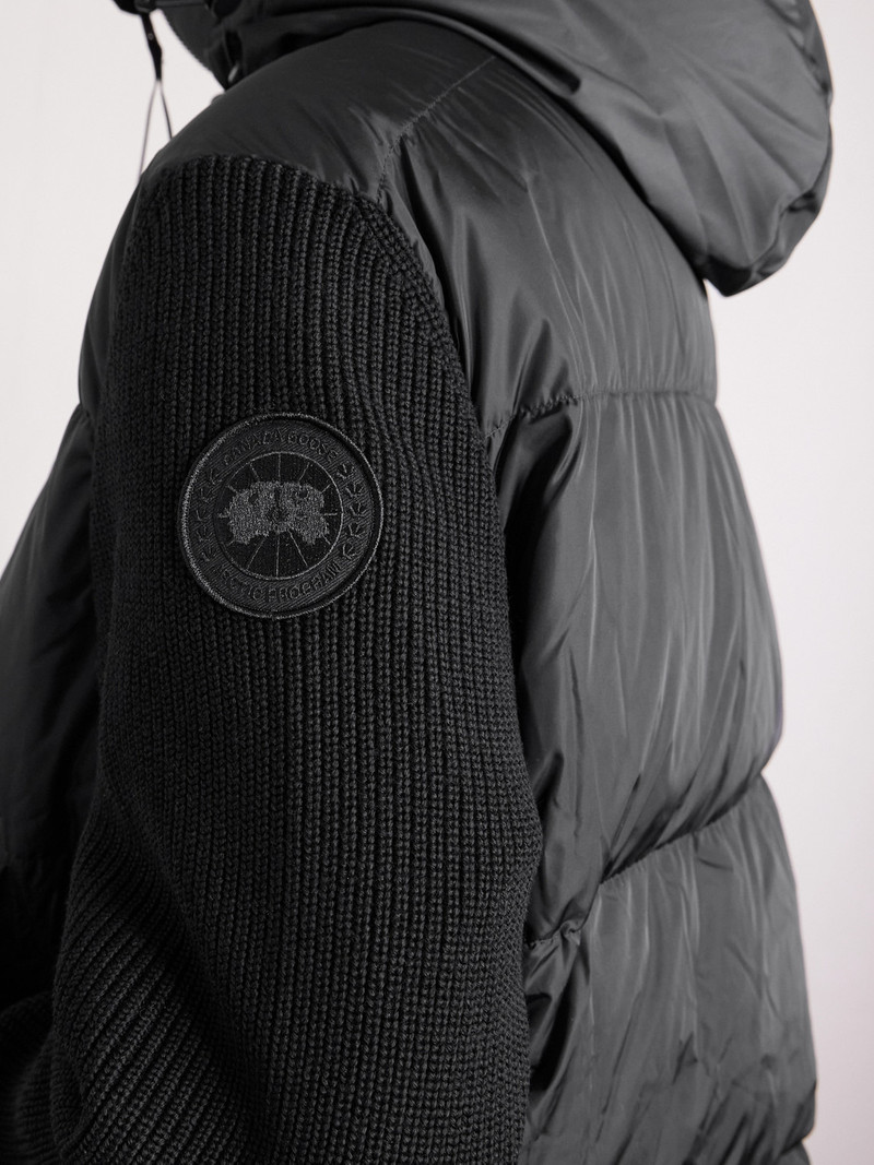HyBridge® Wool and Quilted Shell Hooded Down Jacket 5