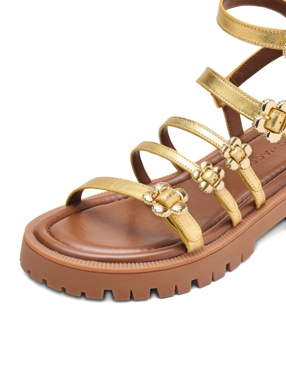 The Daisy metallic sandals - 6