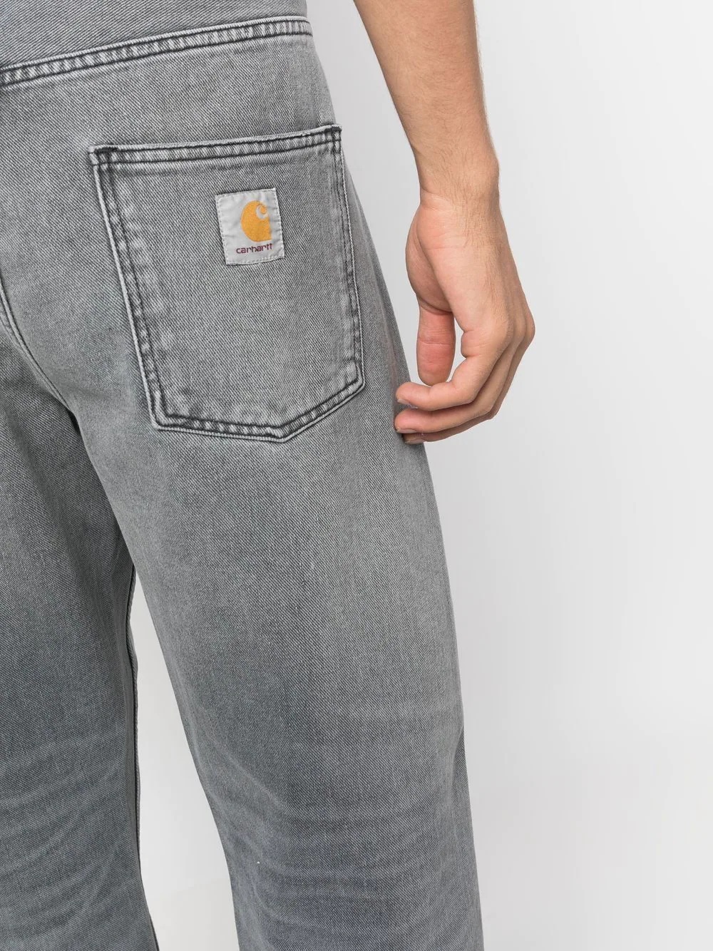 low-rise straight-leg jeans - 5