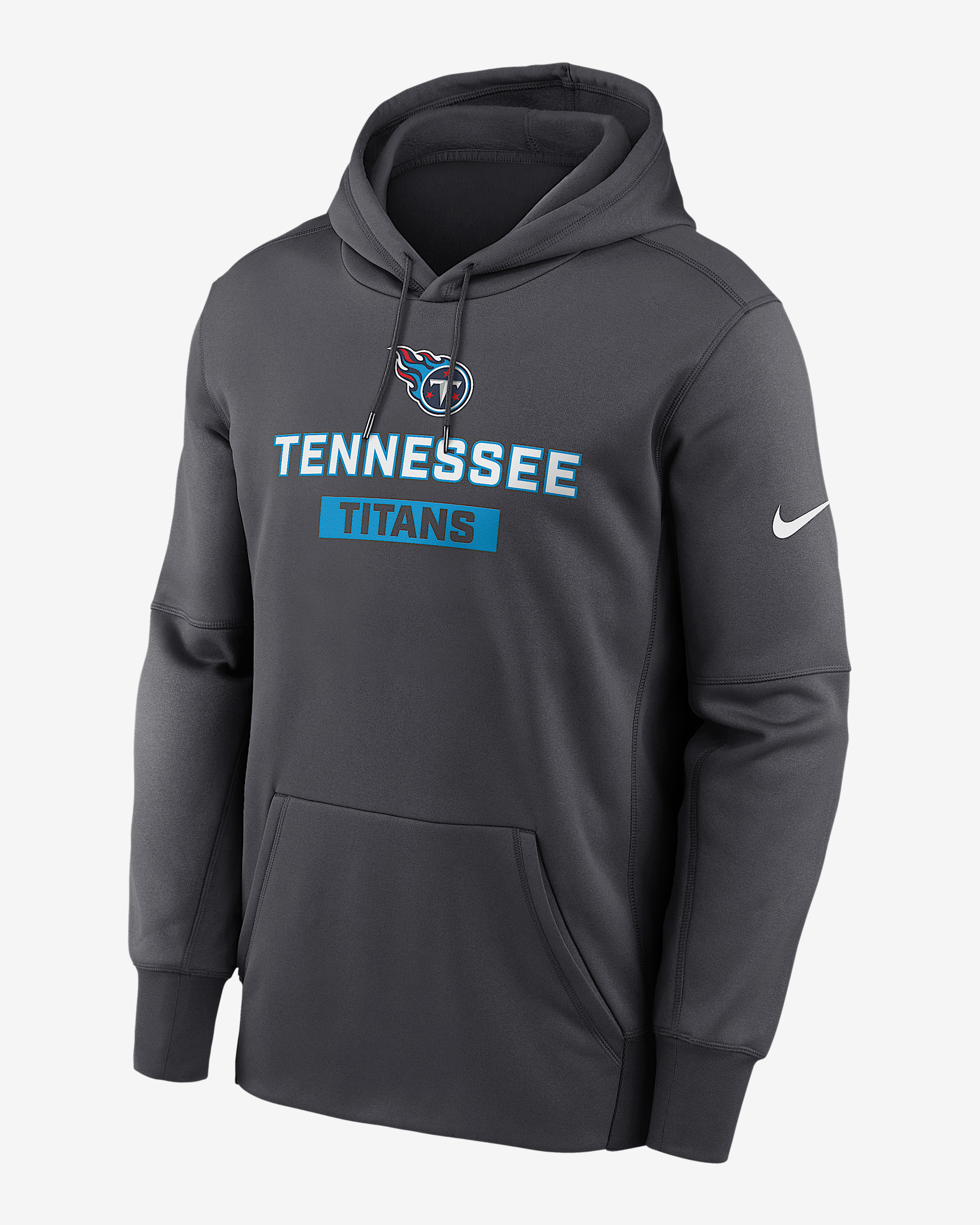 Tennessee Titans Toss Sweep Men’s Nike Therma NFL Pullover Hoodie - 1