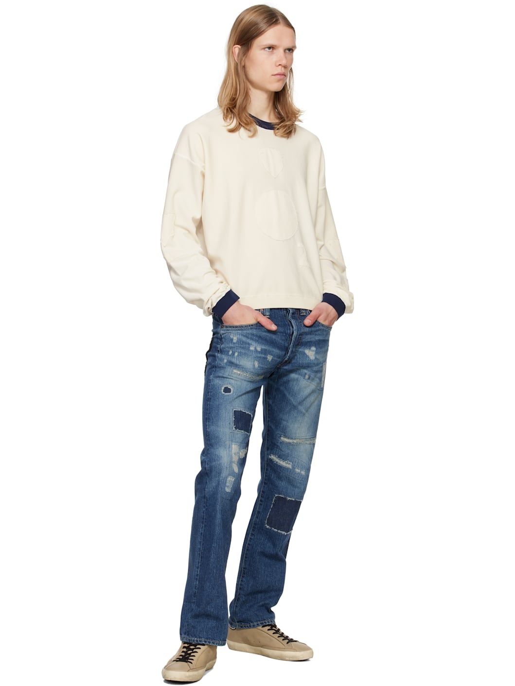 【関税込み】424 ホワイト Soccer スウェットシャツ 424 White Soccer Sweatshirt | REVERSIBLE