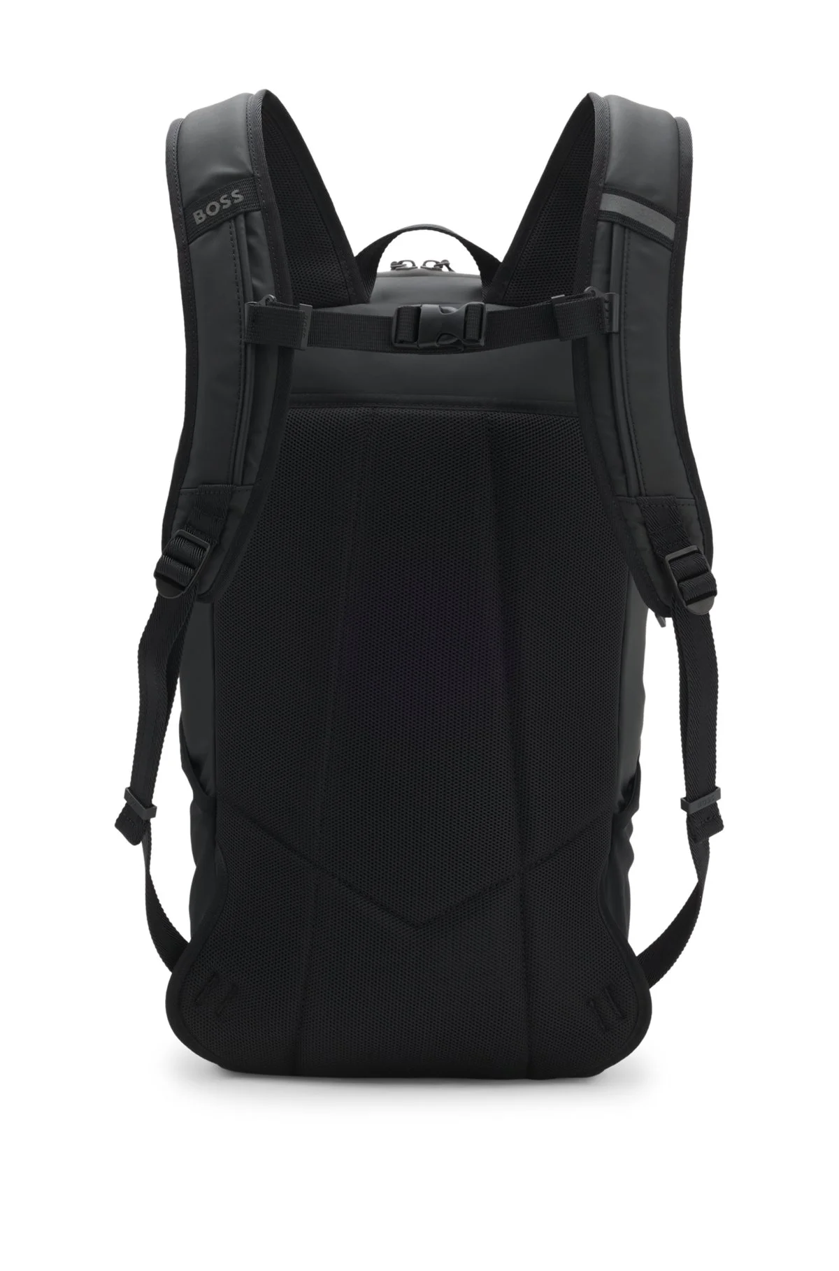 FAUX-LEATHER BACKPACK WITH REFLECTIVE DETAILS - 1