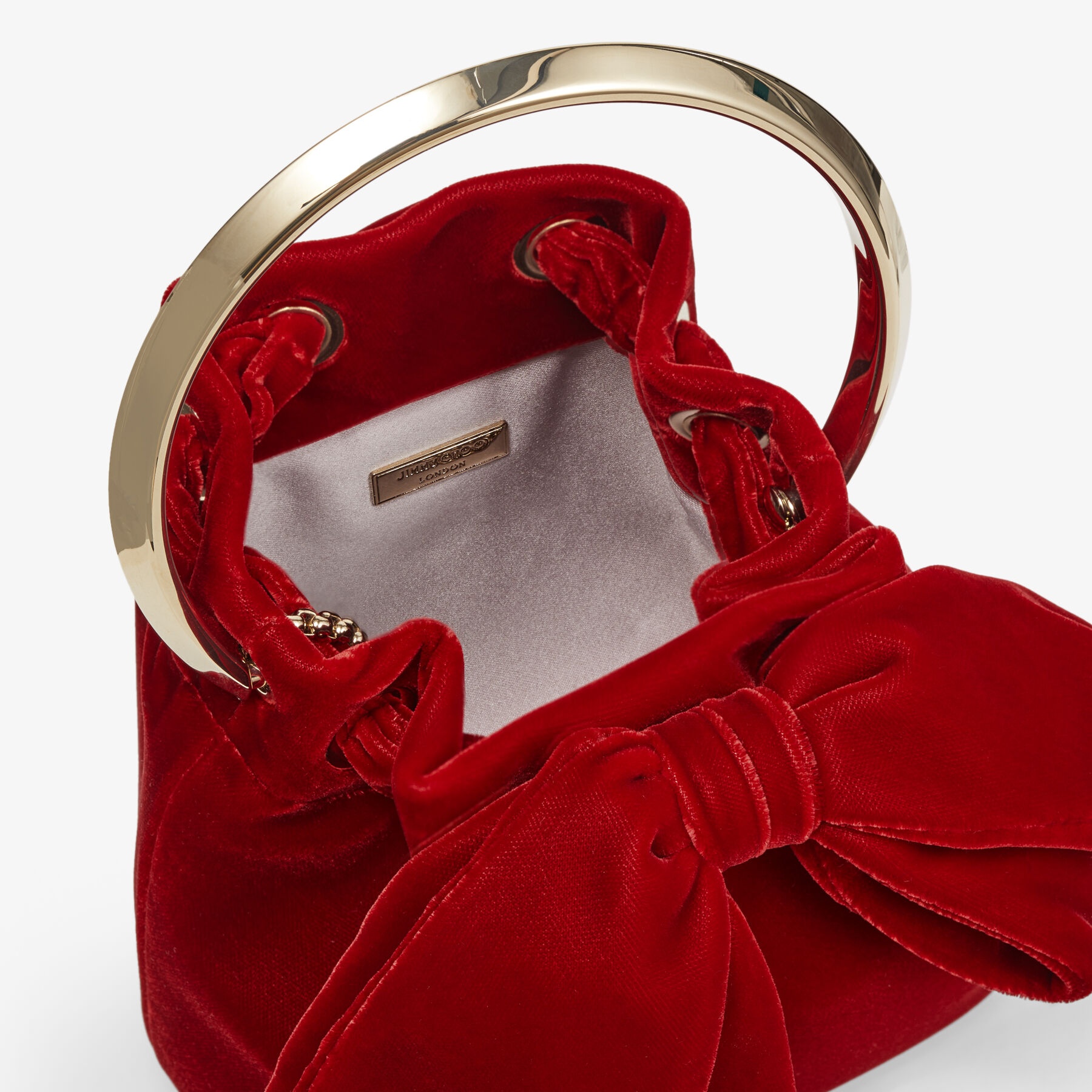 Bon Bon
Red Velvet Bag With Bow - 5