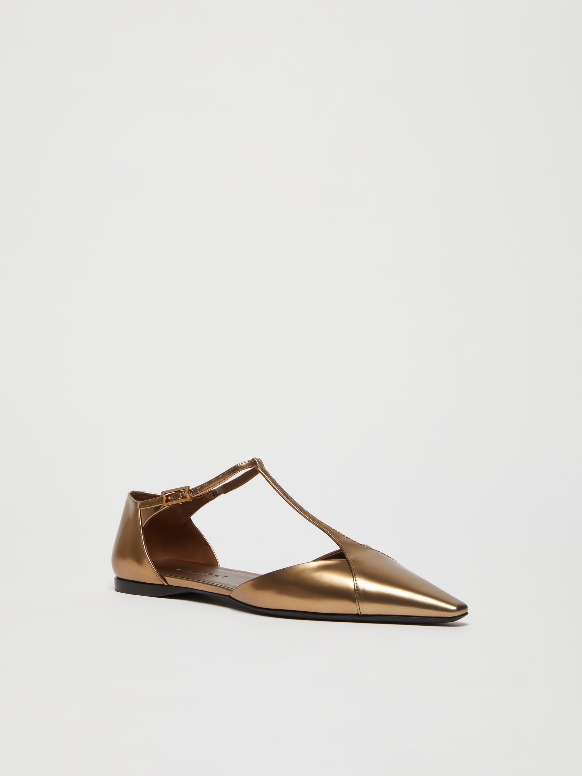 FMSILKWAY Laminated leather ballet flats - 2