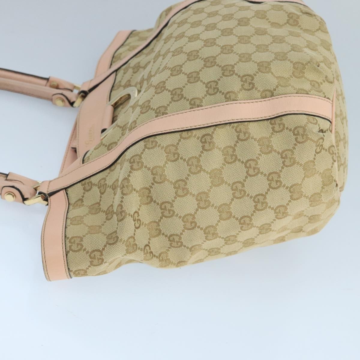 GUCCI GG Canvas Tote Bag Beige - 5