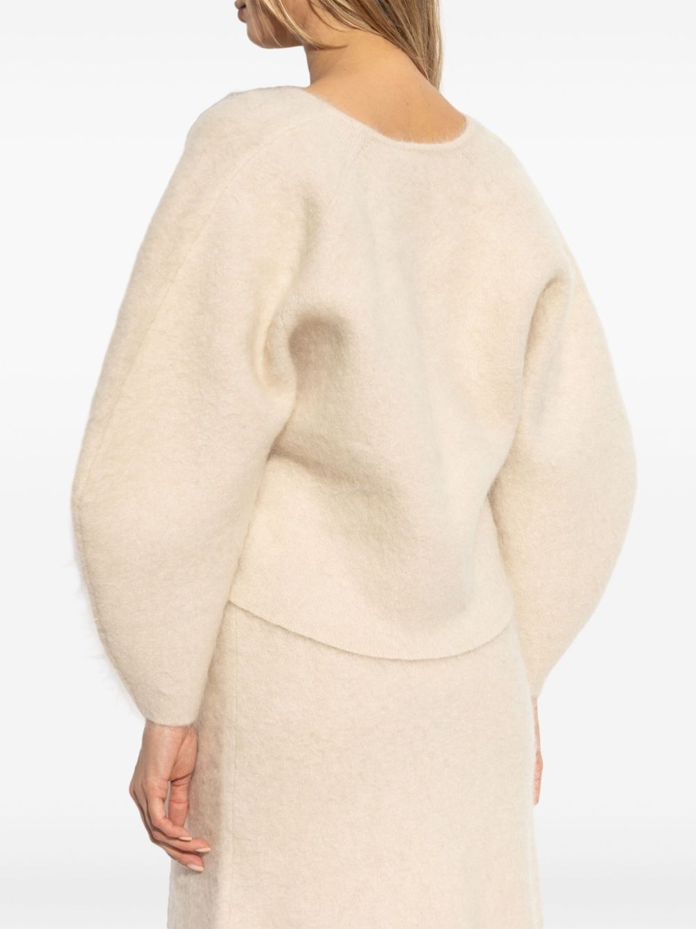 balloon-sleeve jumper - 4