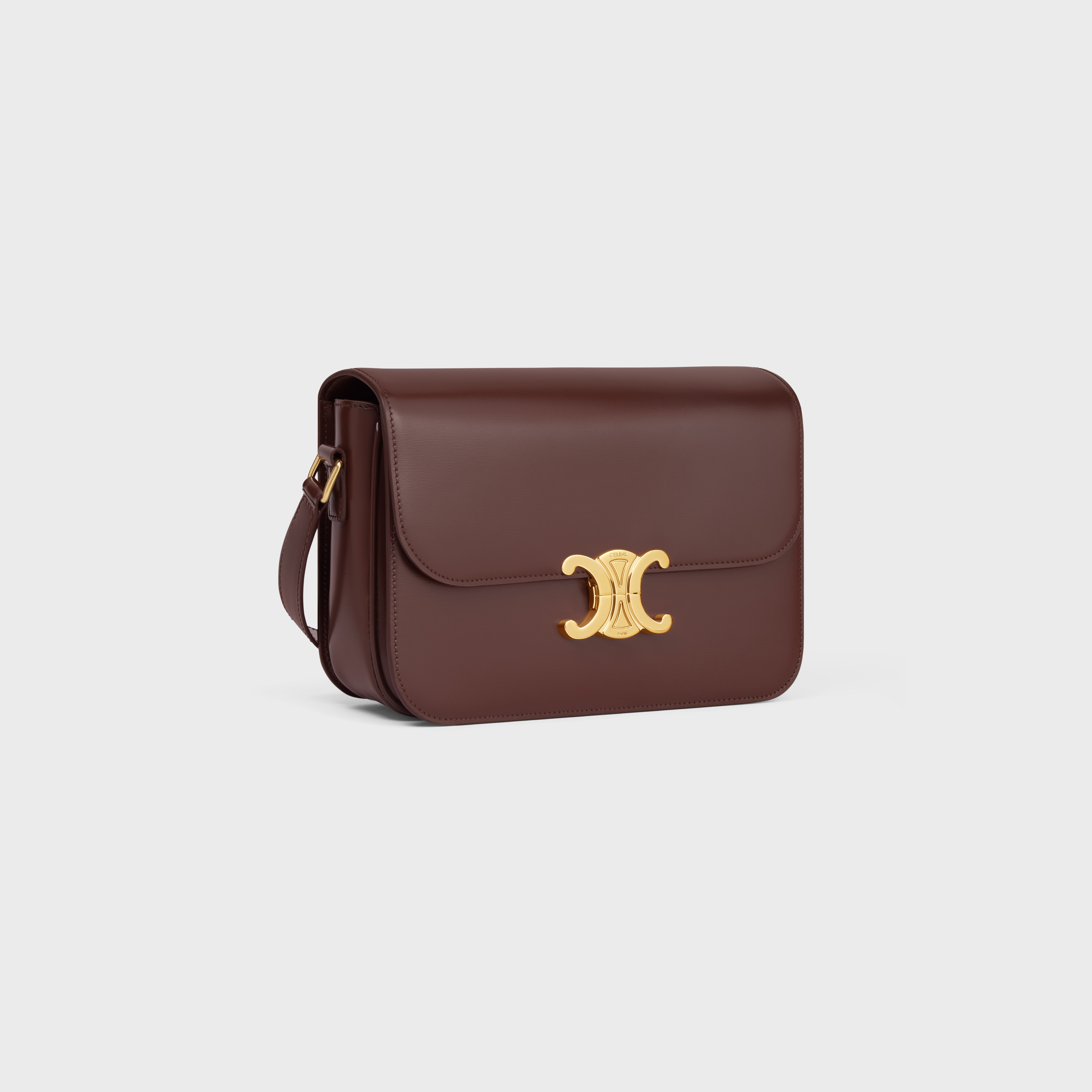 ハンドバッグ CELINE | CLASSIQUE TRIOMPHE BAG IN SHINY CALFSKIN CLASSIQUE TRIOMPHE BAG IN shiny calfskin - PEBBLE | CELINE