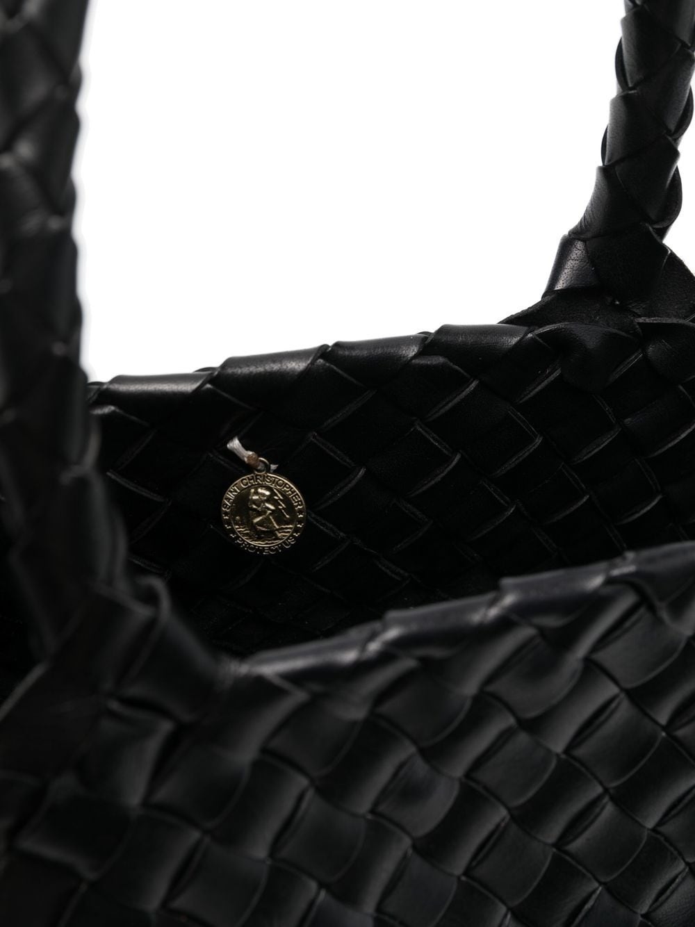interwoven-design tote bag - 4