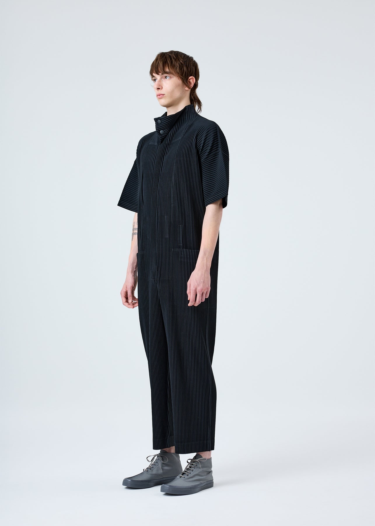 PLEATS BOTTOMS JUMPSUIT - 4