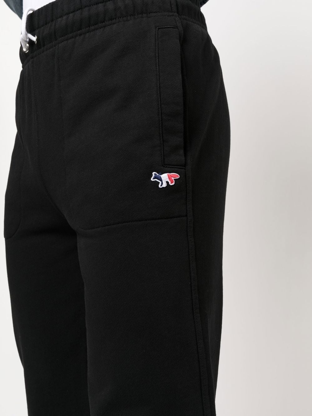 tapered leg cotton sweatpants - 6