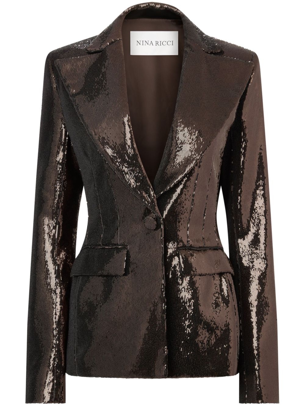 sequined blazer - 1