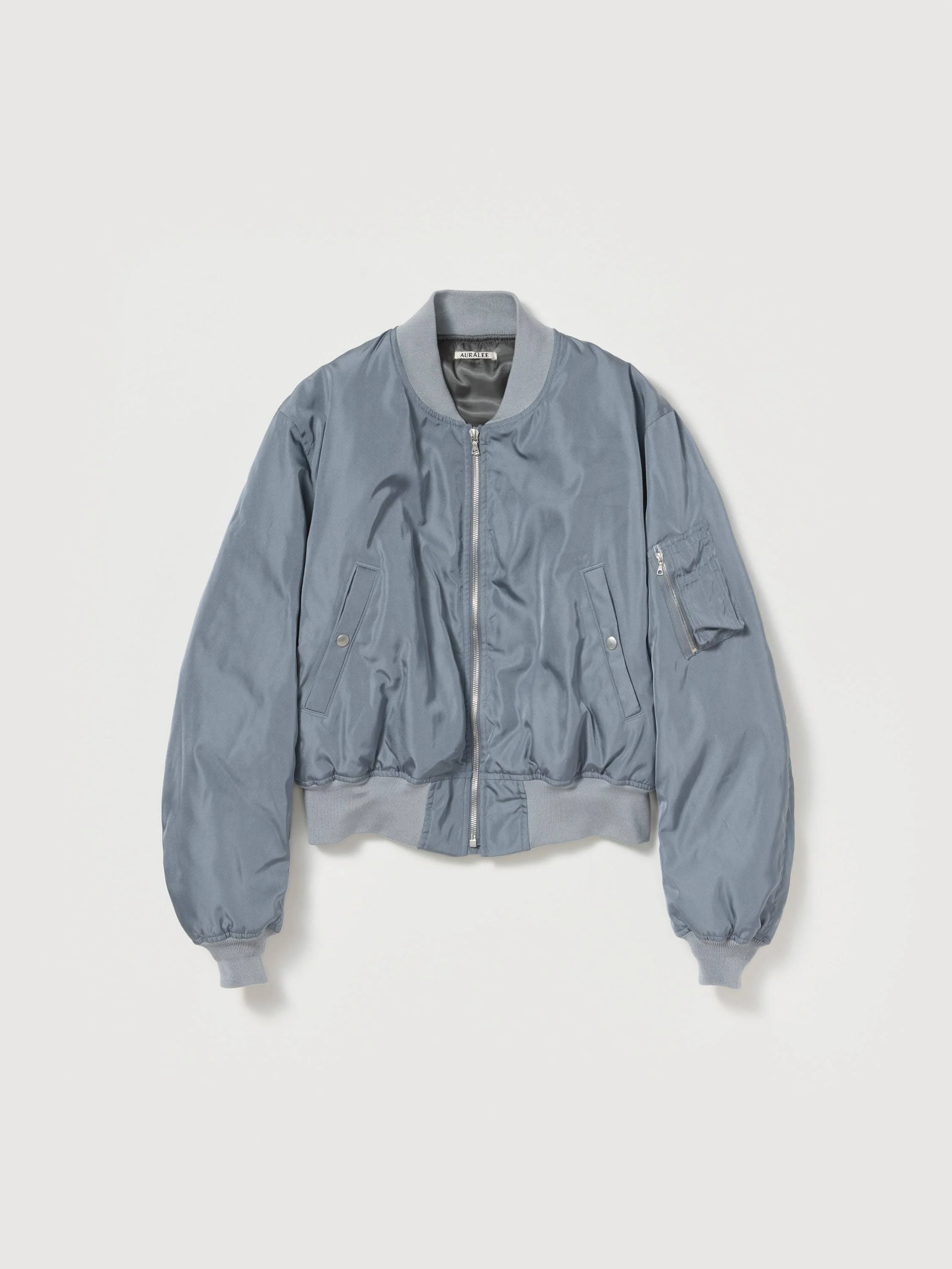 HIGH DENSITY SILK TWILL FLIGHT BLOUSON - 1