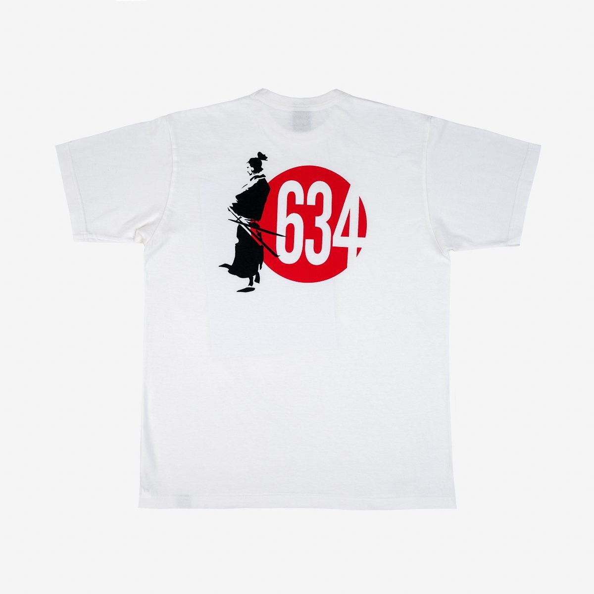 IHPT-634-WHT 6.5oz 634 Cut Printed Loopwheel Crew Neck T-Shirt - White - 4
